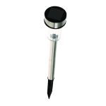 Solar Garden Light 35cm - Stainless Steel
